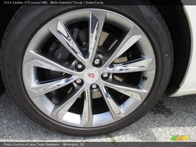 White Diamond Tricoat / Shale/Cocoa 2014 Cadillac XTS Luxury FWD