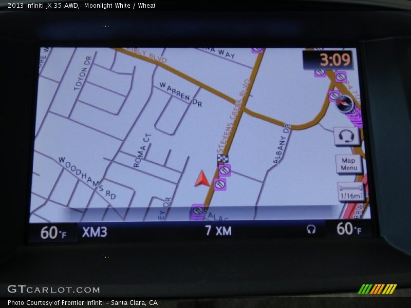 Moonlight White / Wheat 2013 Infiniti JX 35 AWD