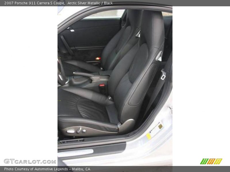 Arctic Silver Metallic / Black 2007 Porsche 911 Carrera S Coupe