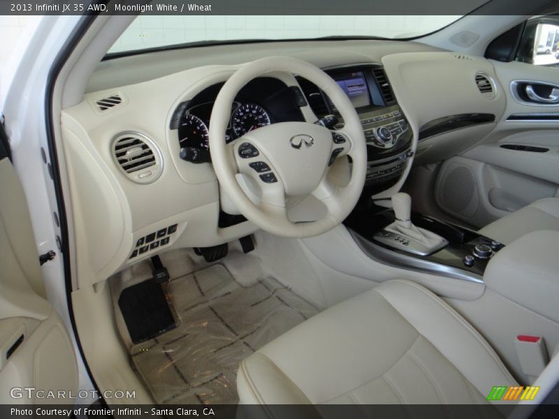 Moonlight White / Wheat 2013 Infiniti JX 35 AWD