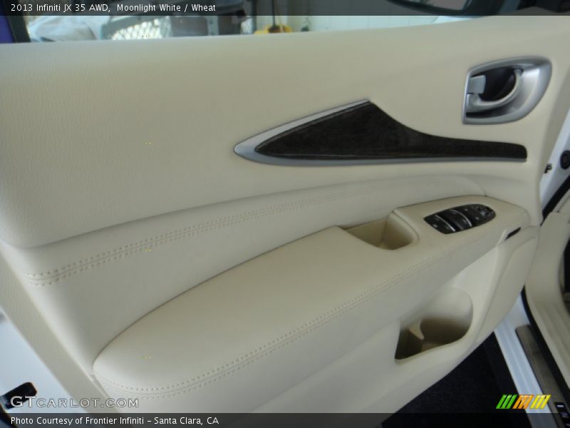 Moonlight White / Wheat 2013 Infiniti JX 35 AWD