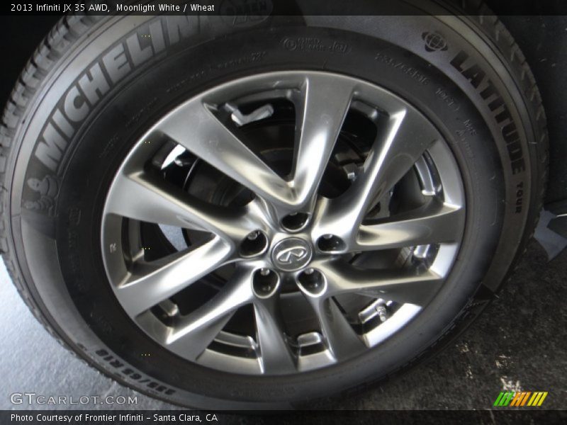 Moonlight White / Wheat 2013 Infiniti JX 35 AWD