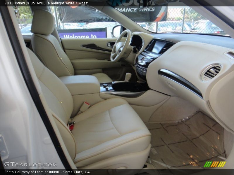Moonlight White / Wheat 2013 Infiniti JX 35 AWD