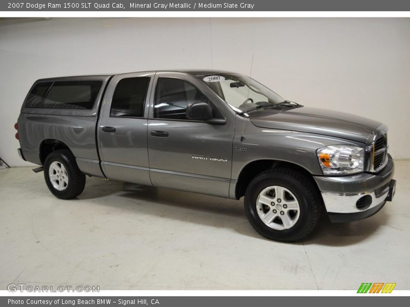 Mineral Gray Metallic / Medium Slate Gray 2007 Dodge Ram 1500 SLT Quad Cab