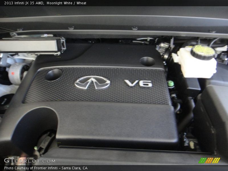 Moonlight White / Wheat 2013 Infiniti JX 35 AWD