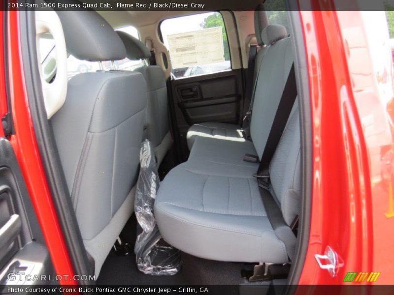 Flame Red / Black/Diesel Gray 2014 Ram 1500 Express Quad Cab