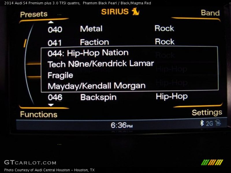 Phantom Black Pearl / Black/Magma Red 2014 Audi S4 Premium plus 3.0 TFSI quattro