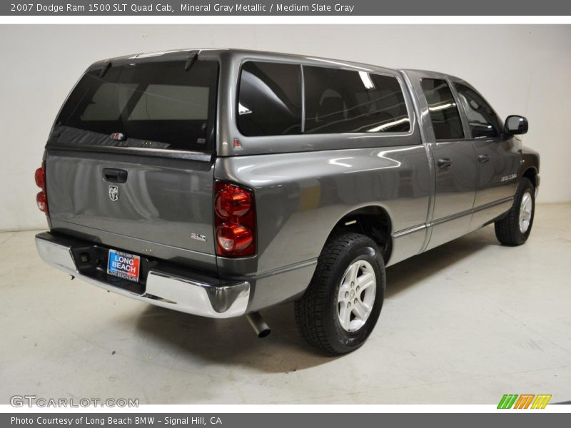 Mineral Gray Metallic / Medium Slate Gray 2007 Dodge Ram 1500 SLT Quad Cab