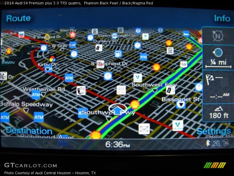 Phantom Black Pearl / Black/Magma Red 2014 Audi S4 Premium plus 3.0 TFSI quattro