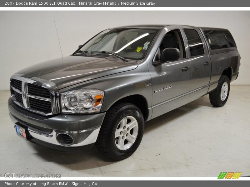 Mineral Gray Metallic / Medium Slate Gray 2007 Dodge Ram 1500 SLT Quad Cab