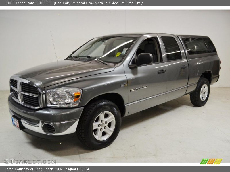 Mineral Gray Metallic / Medium Slate Gray 2007 Dodge Ram 1500 SLT Quad Cab
