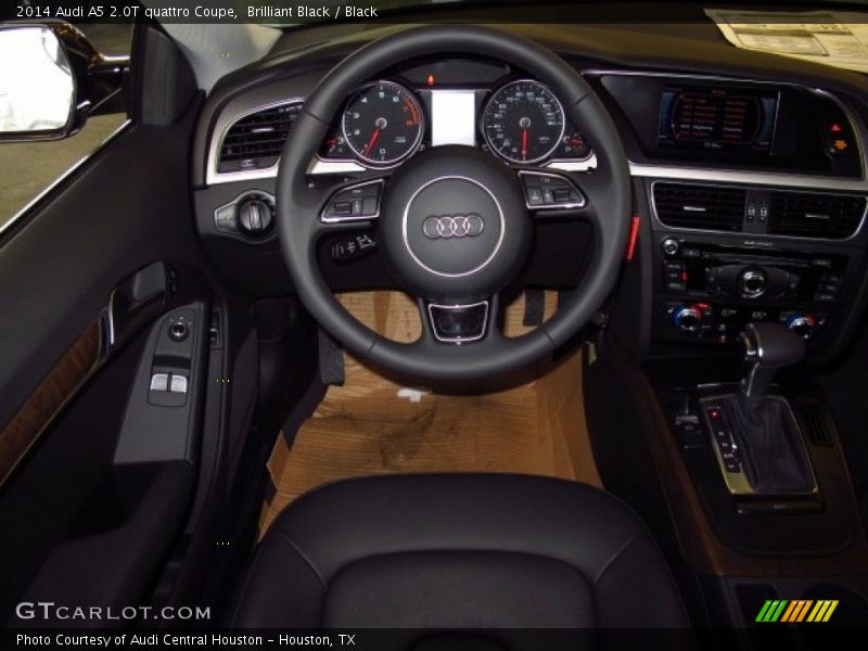 Brilliant Black / Black 2014 Audi A5 2.0T quattro Coupe