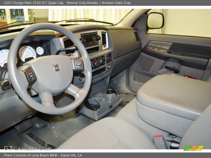 Mineral Gray Metallic / Medium Slate Gray 2007 Dodge Ram 1500 SLT Quad Cab