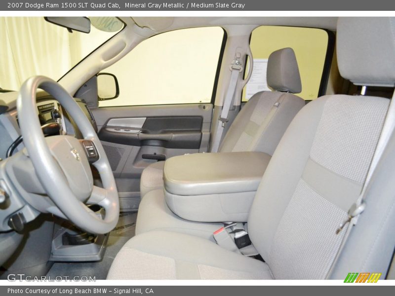 Mineral Gray Metallic / Medium Slate Gray 2007 Dodge Ram 1500 SLT Quad Cab