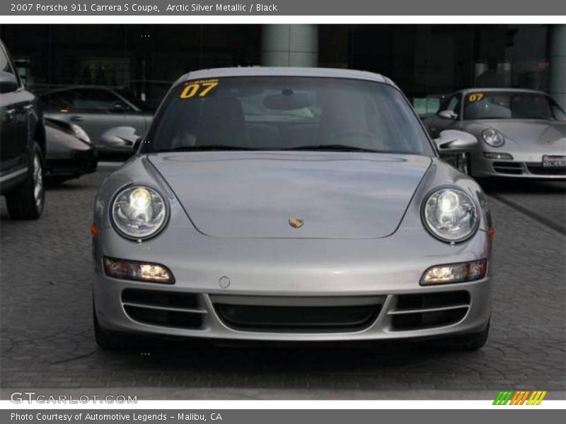 Arctic Silver Metallic / Black 2007 Porsche 911 Carrera S Coupe
