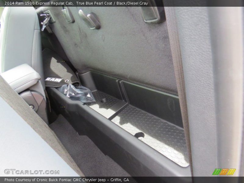 True Blue Pearl Coat / Black/Diesel Gray 2014 Ram 1500 Express Regular Cab