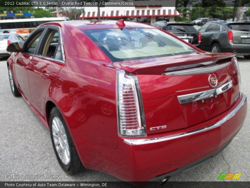 Crystal Red Tintcoat / Cashmere/Cocoa 2012 Cadillac CTS 3.0 Sedan