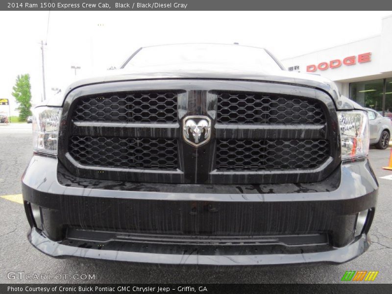 Black / Black/Diesel Gray 2014 Ram 1500 Express Crew Cab