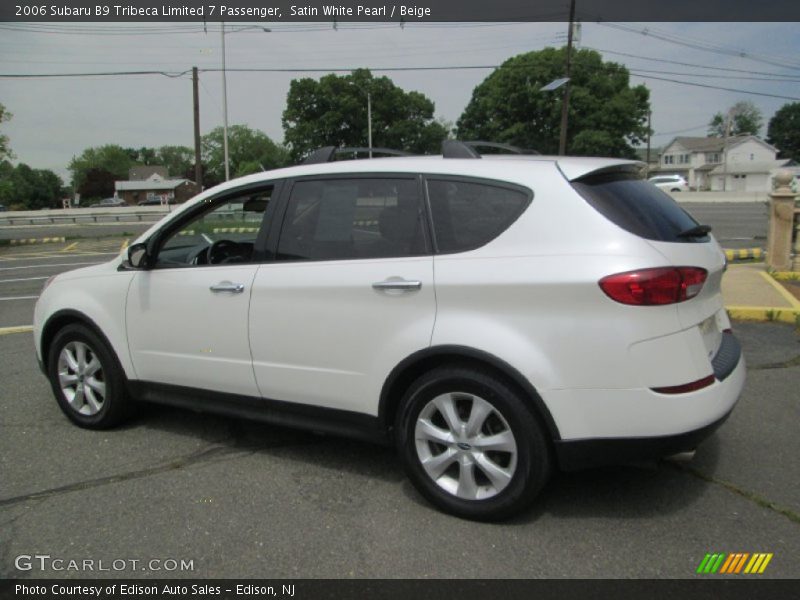 Satin White Pearl / Beige 2006 Subaru B9 Tribeca Limited 7 Passenger