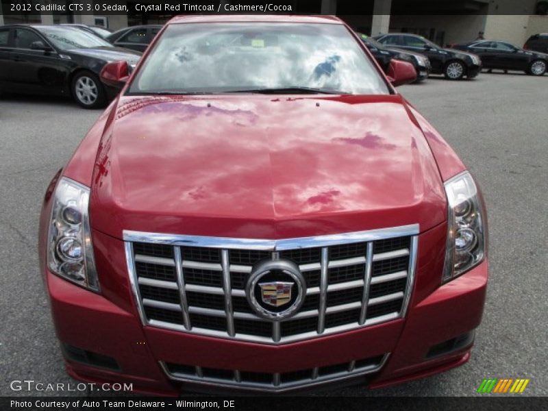 Crystal Red Tintcoat / Cashmere/Cocoa 2012 Cadillac CTS 3.0 Sedan