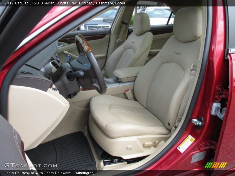 Crystal Red Tintcoat / Cashmere/Cocoa 2012 Cadillac CTS 3.0 Sedan