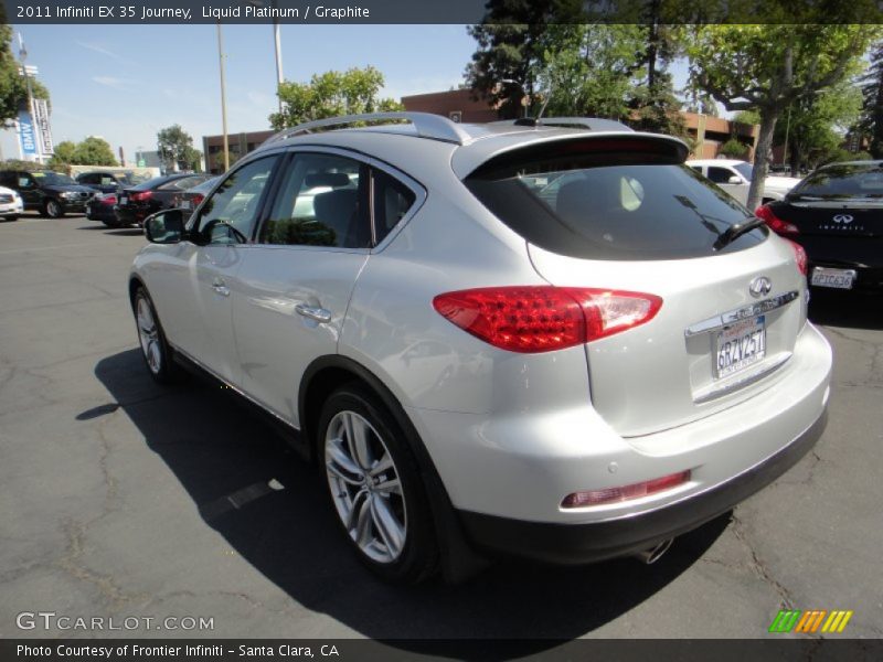 Liquid Platinum / Graphite 2011 Infiniti EX 35 Journey