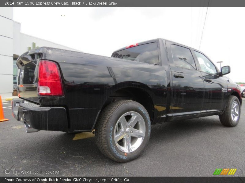 Black / Black/Diesel Gray 2014 Ram 1500 Express Crew Cab