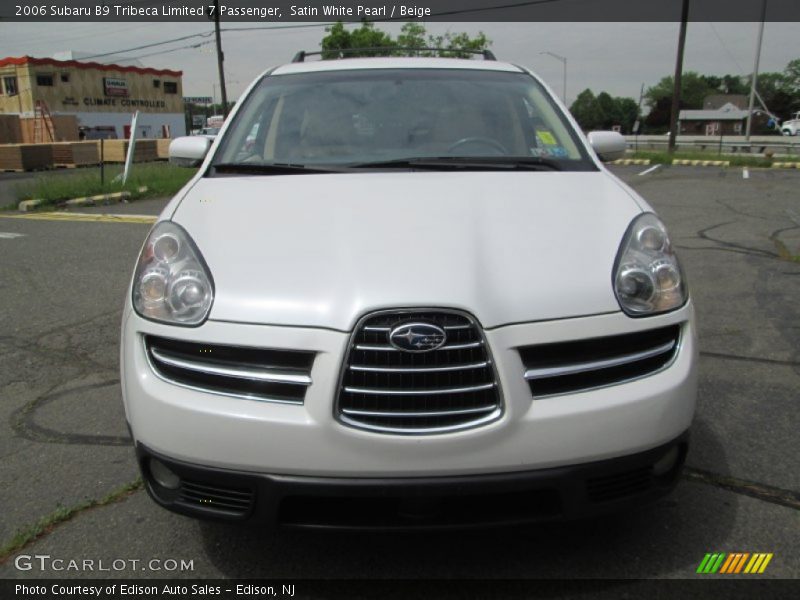 Satin White Pearl / Beige 2006 Subaru B9 Tribeca Limited 7 Passenger