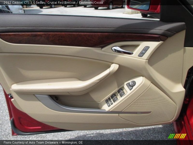 Crystal Red Tintcoat / Cashmere/Cocoa 2012 Cadillac CTS 3.0 Sedan