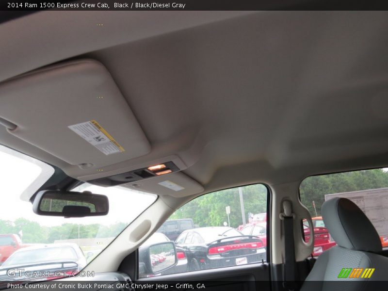 Black / Black/Diesel Gray 2014 Ram 1500 Express Crew Cab