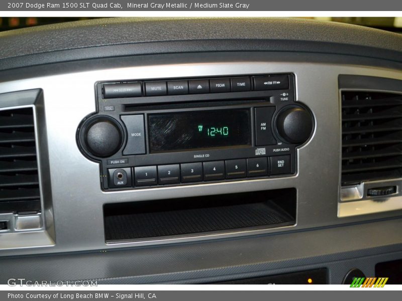 Mineral Gray Metallic / Medium Slate Gray 2007 Dodge Ram 1500 SLT Quad Cab