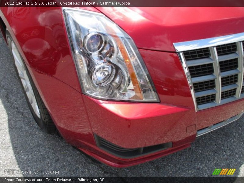 Crystal Red Tintcoat / Cashmere/Cocoa 2012 Cadillac CTS 3.0 Sedan