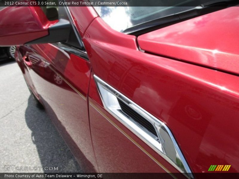 Crystal Red Tintcoat / Cashmere/Cocoa 2012 Cadillac CTS 3.0 Sedan