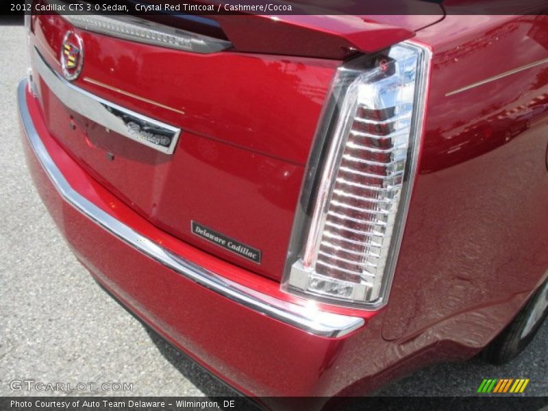 Crystal Red Tintcoat / Cashmere/Cocoa 2012 Cadillac CTS 3.0 Sedan