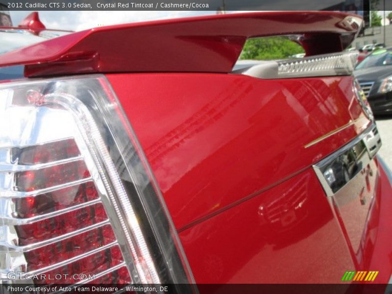 Crystal Red Tintcoat / Cashmere/Cocoa 2012 Cadillac CTS 3.0 Sedan