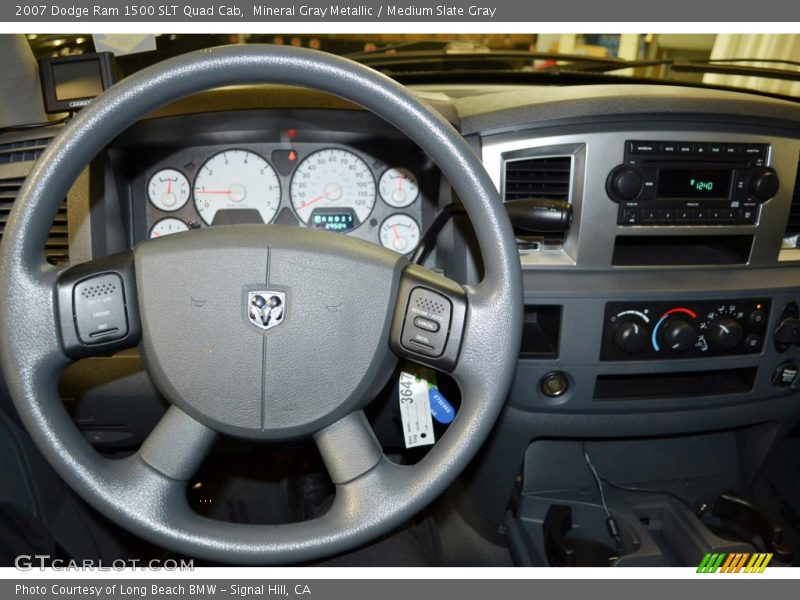 Mineral Gray Metallic / Medium Slate Gray 2007 Dodge Ram 1500 SLT Quad Cab