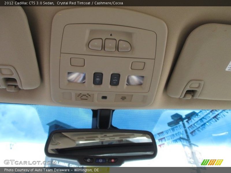 Crystal Red Tintcoat / Cashmere/Cocoa 2012 Cadillac CTS 3.0 Sedan