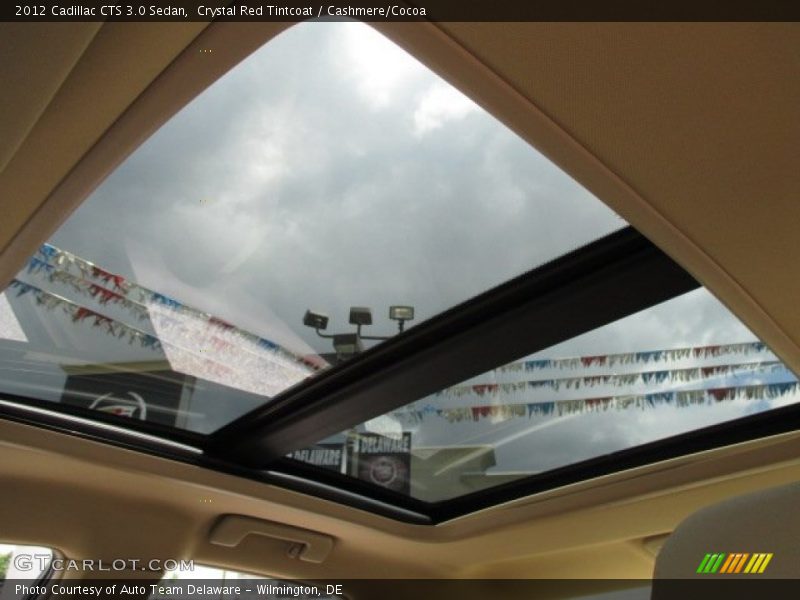 Crystal Red Tintcoat / Cashmere/Cocoa 2012 Cadillac CTS 3.0 Sedan