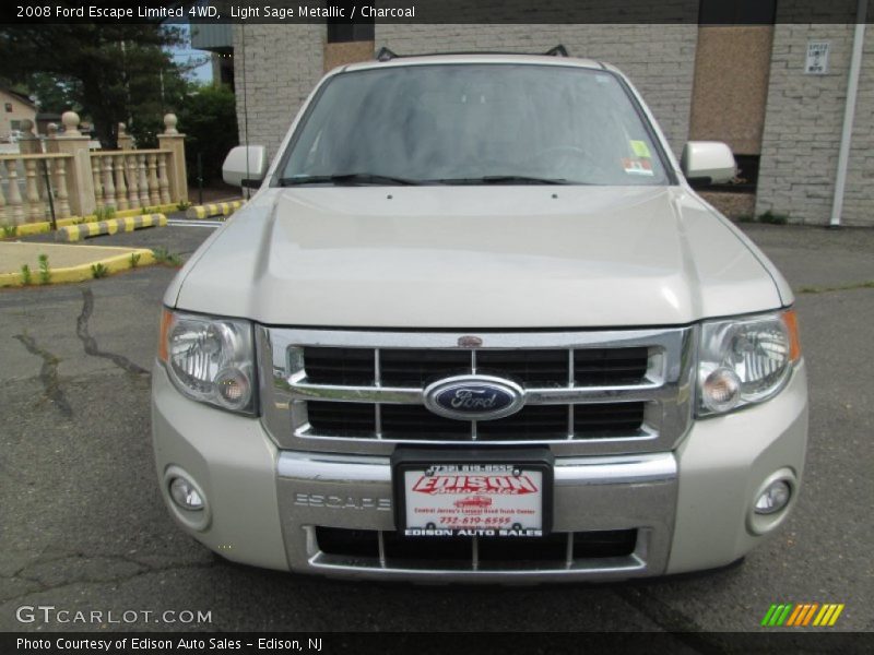 Light Sage Metallic / Charcoal 2008 Ford Escape Limited 4WD