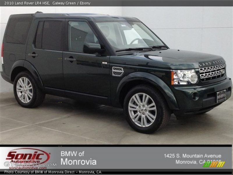Galway Green / Ebony 2010 Land Rover LR4 HSE