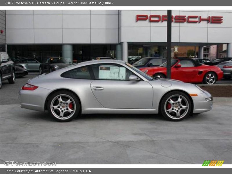 Arctic Silver Metallic / Black 2007 Porsche 911 Carrera S Coupe