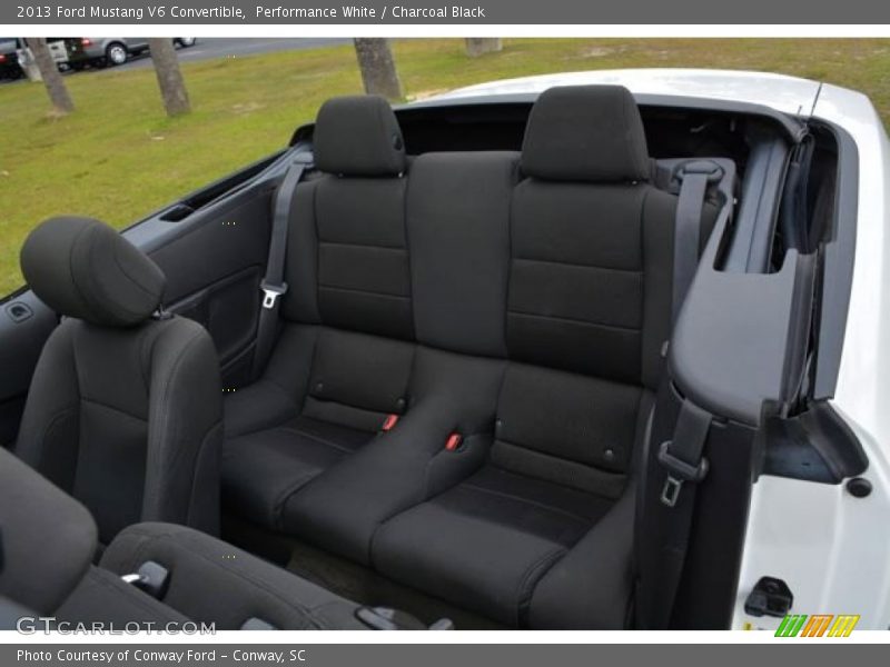 Performance White / Charcoal Black 2013 Ford Mustang V6 Convertible