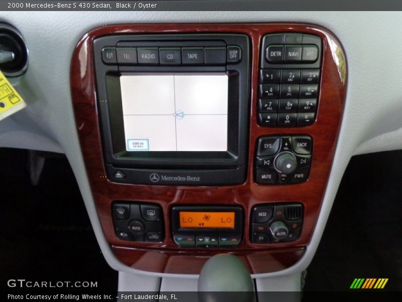 Controls of 2000 S 430 Sedan