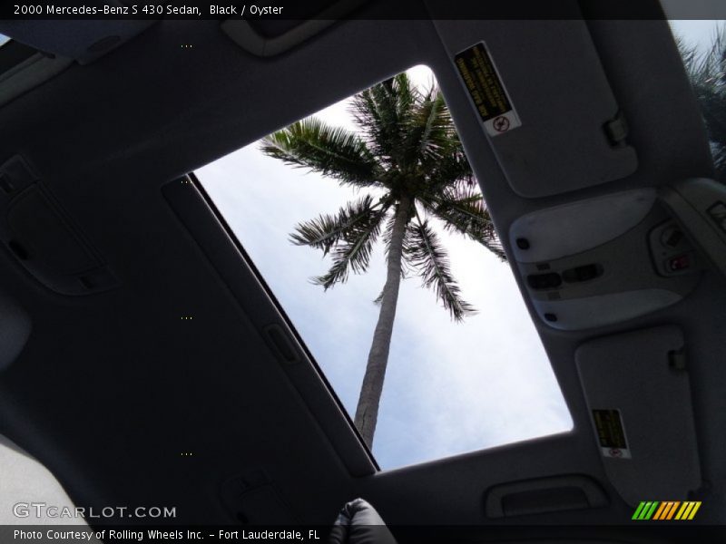 Black / Oyster 2000 Mercedes-Benz S 430 Sedan