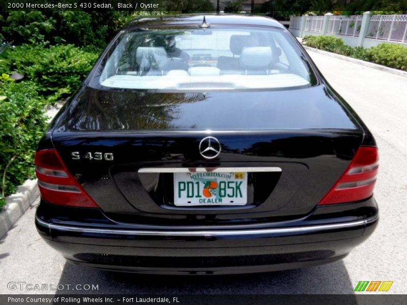 Black / Oyster 2000 Mercedes-Benz S 430 Sedan