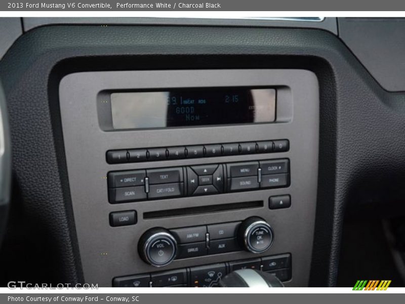 Performance White / Charcoal Black 2013 Ford Mustang V6 Convertible