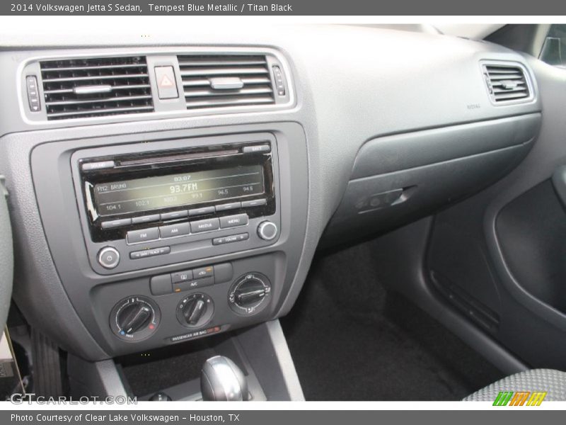 Tempest Blue Metallic / Titan Black 2014 Volkswagen Jetta S Sedan