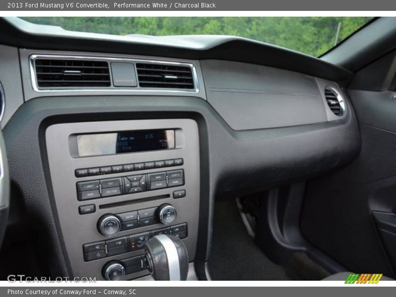 Performance White / Charcoal Black 2013 Ford Mustang V6 Convertible