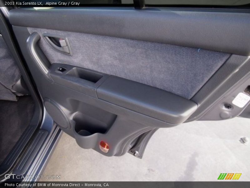 Alpine Gray / Gray 2003 Kia Sorento LX