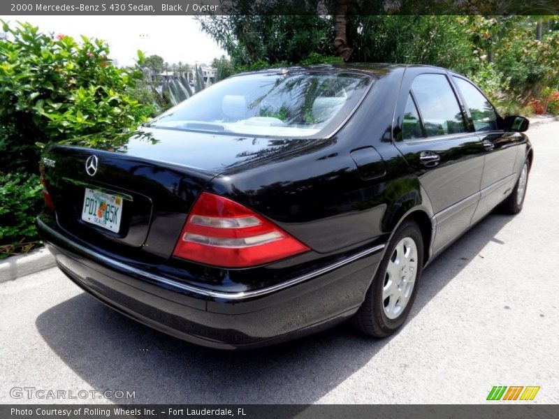 Black / Oyster 2000 Mercedes-Benz S 430 Sedan